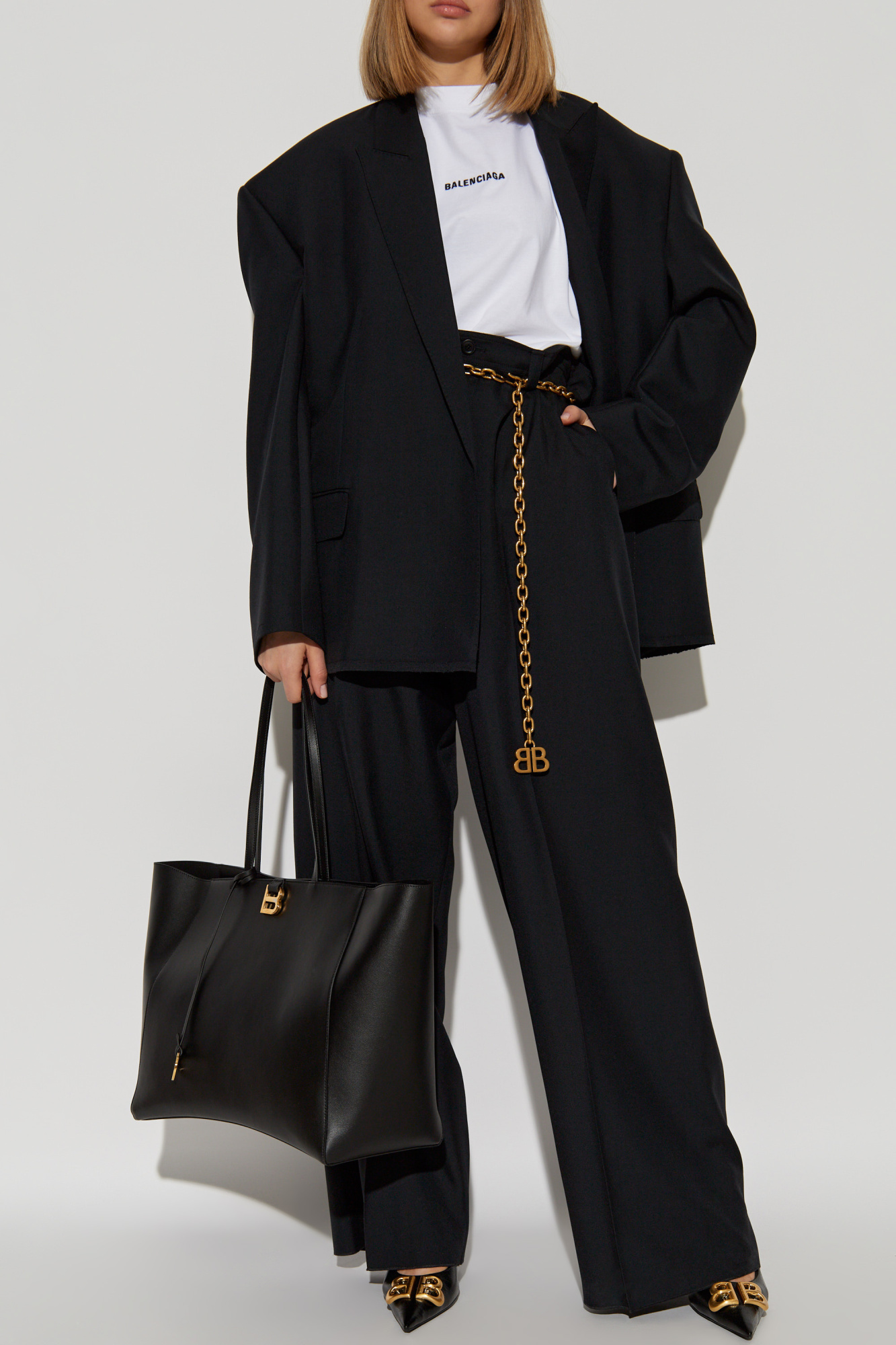 Balenciaga Pants with wool finish | Women's | Vitkac